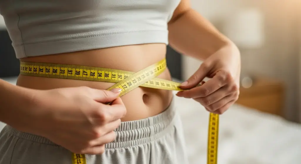 Mesurer sa taille avec un mètre ruban