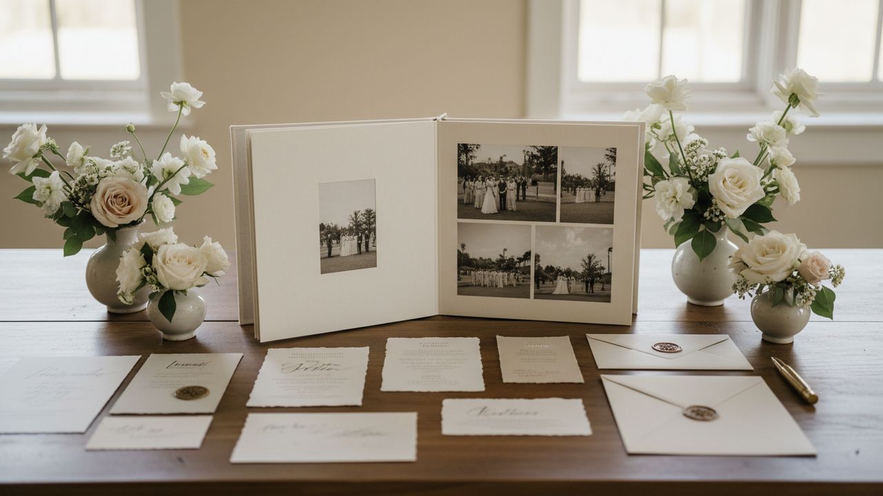 Photos et petits mots