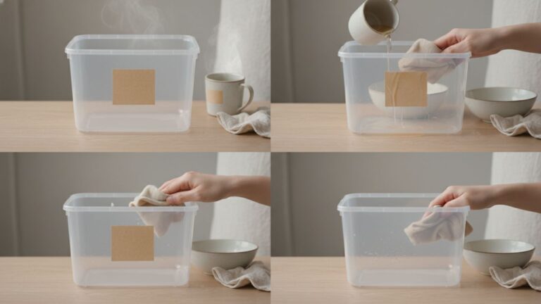 Les différentes méthodes et les étapes à suivre pour enlever la colle des étiquettes.