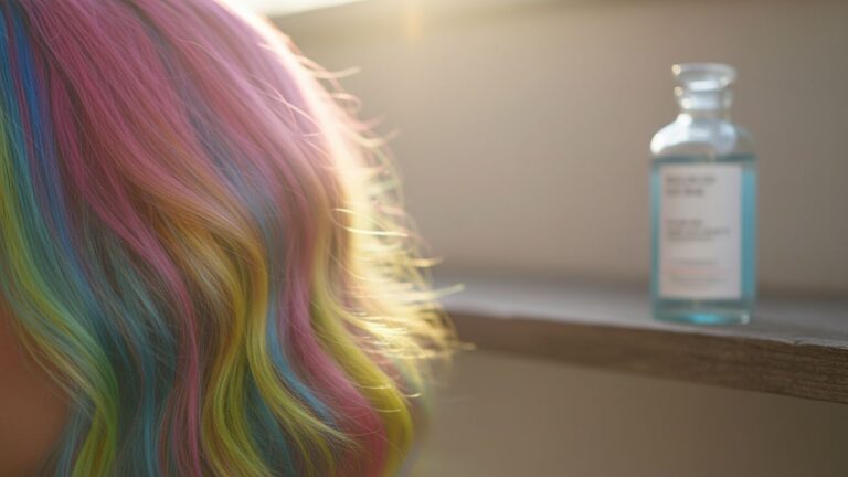 Cheveux colorés et bétadine