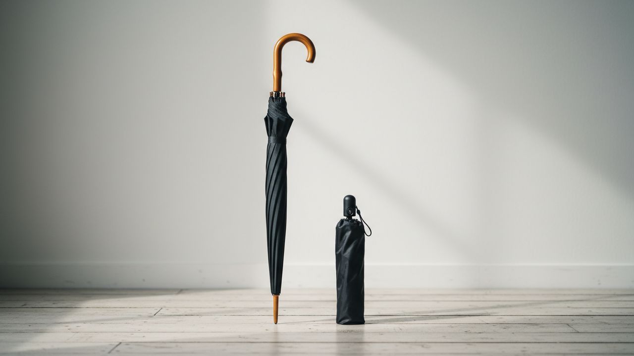 Parapluie canne ou compact