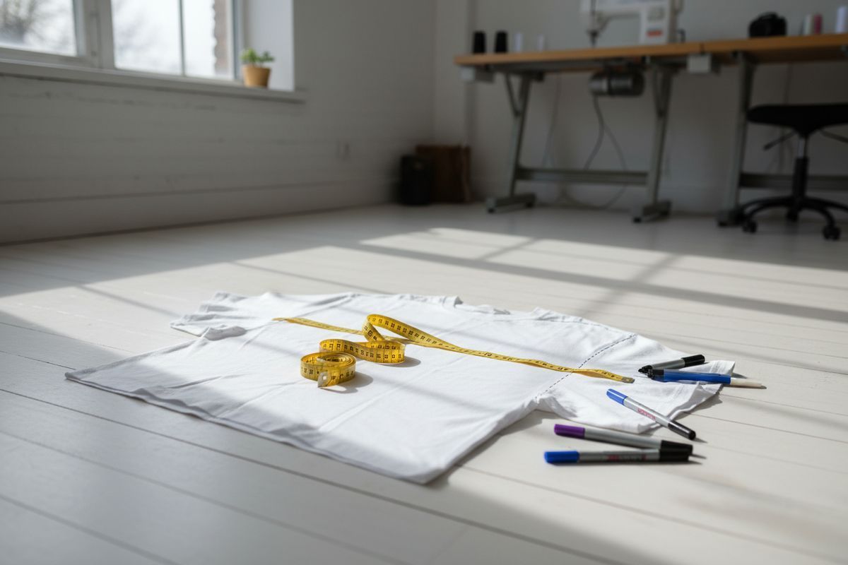 Recoudre et retailler un t short trop grand