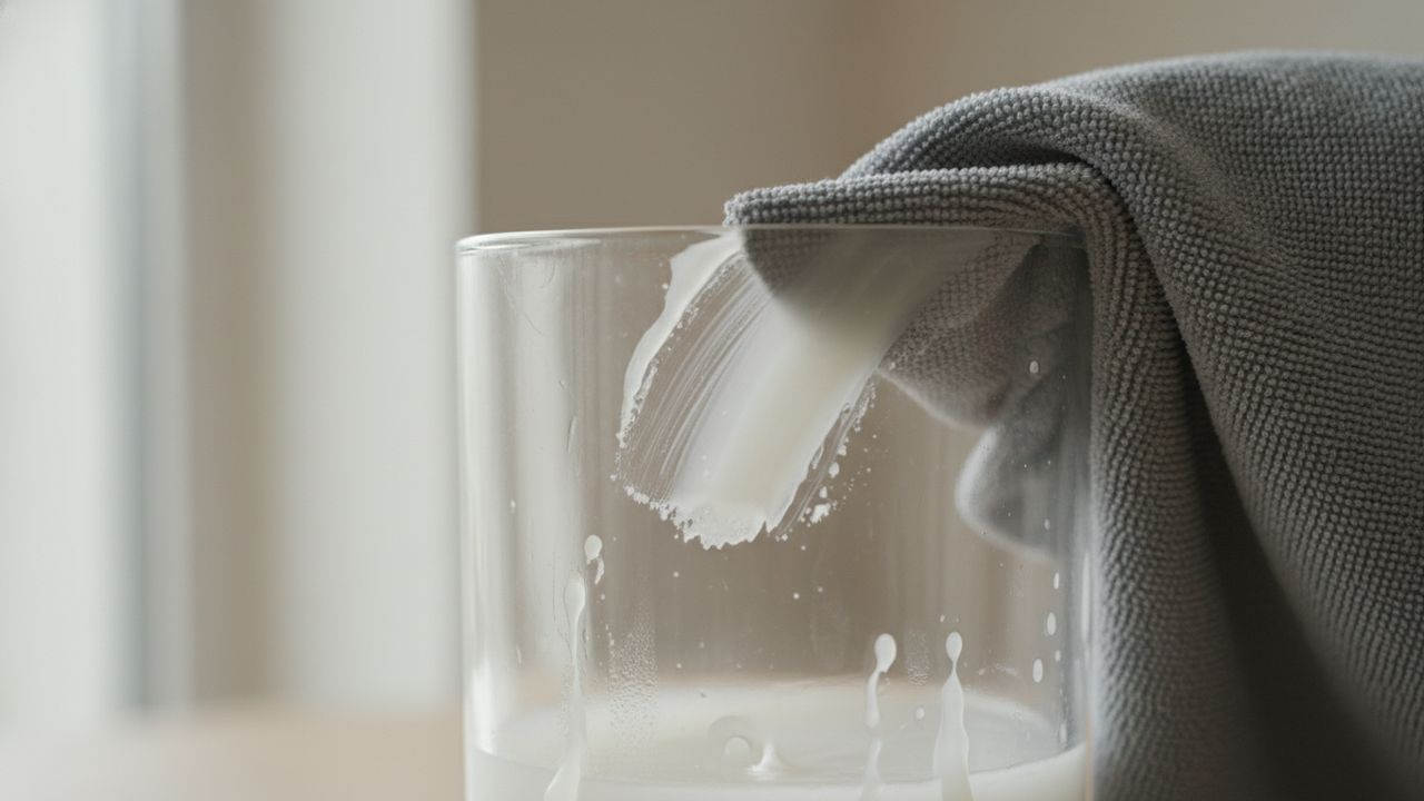 Frotter la cire avec un chiffon