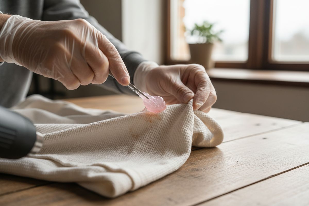Utiliser la chaleur pour décoller les résidus tenaces