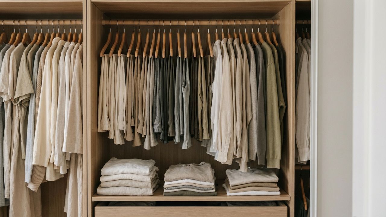 Faire correspondre la profondeur du dressing et les cintres 