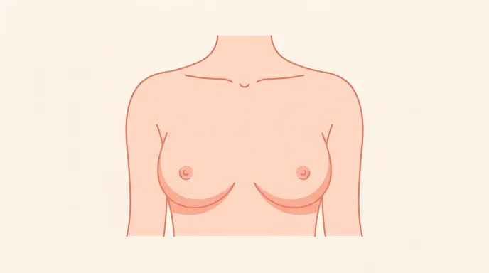 Illustration d'une poitrine athlétique