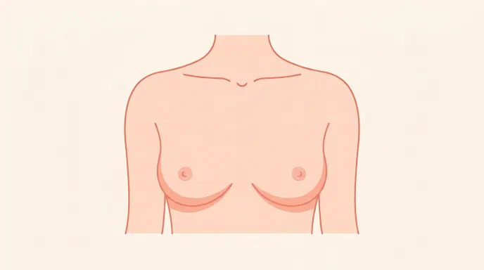 Illustration d'une poitrine menue