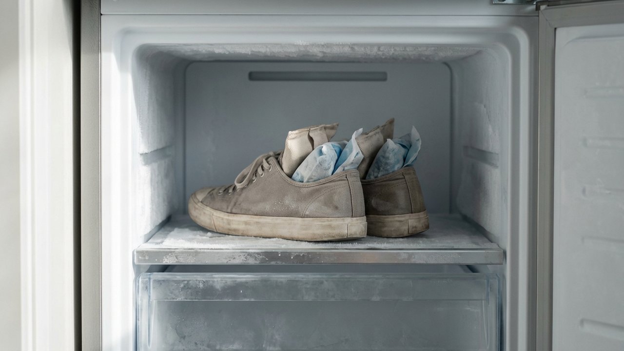 Sachets de glaçons dans une basket au congélateur pour l'agrandir