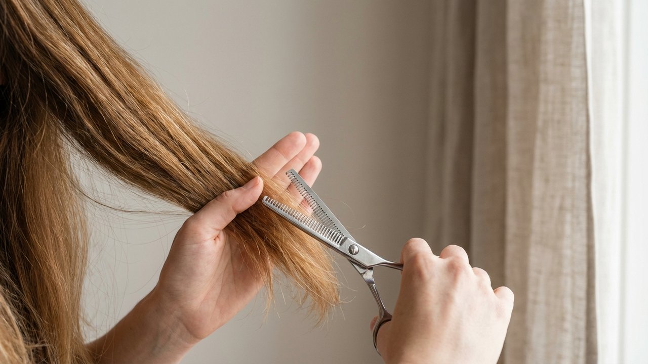 Technique de désépaississement avec ciseaux sculpteurs