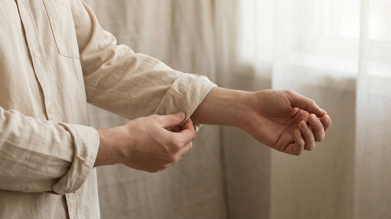 Technique de roulage classique des manches de chemise étape par étape