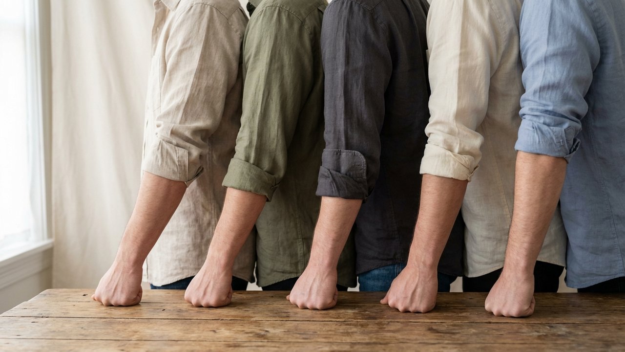 Comparaison des cinq techniques de retroussage : pli italien, master roll, high roller et roulé déstructuré