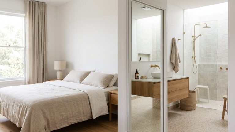 Suite parentale avec salle de bain attenante et dressing intégré