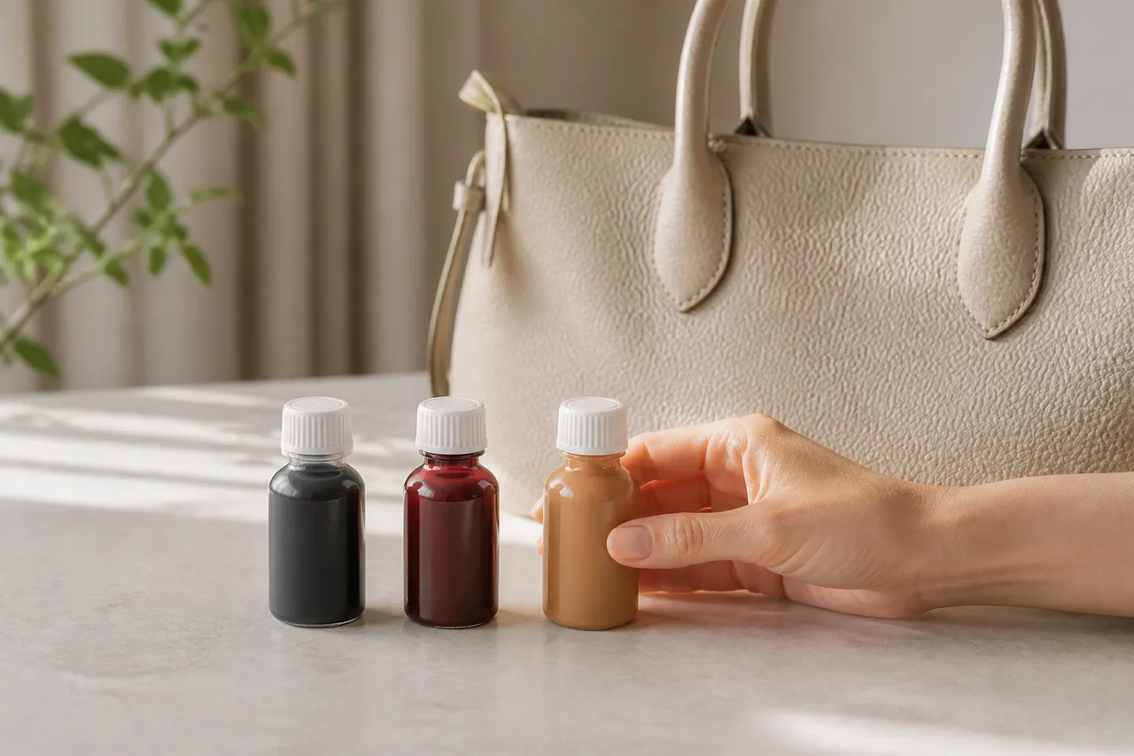 Choisir la bonne teinture pour un sac en cuir